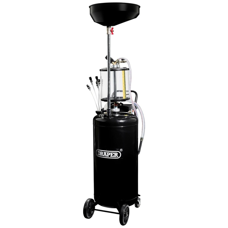 Draper Suction Oil Drainer with Chamber, 90L