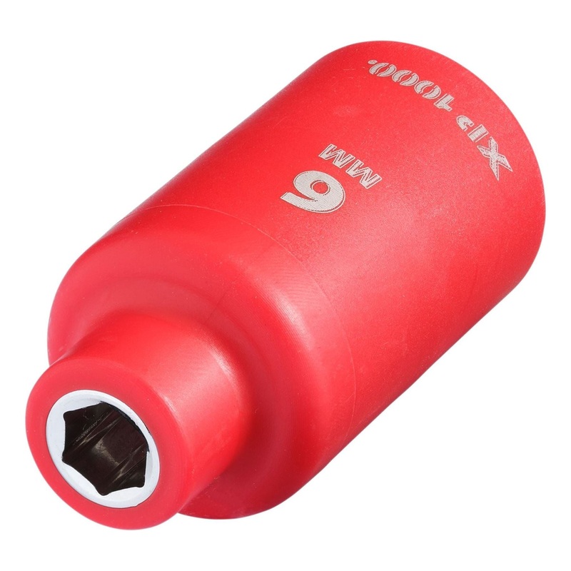 Draper XP1000 VDE Socket, 3/8 Sq. Dr., 6mm