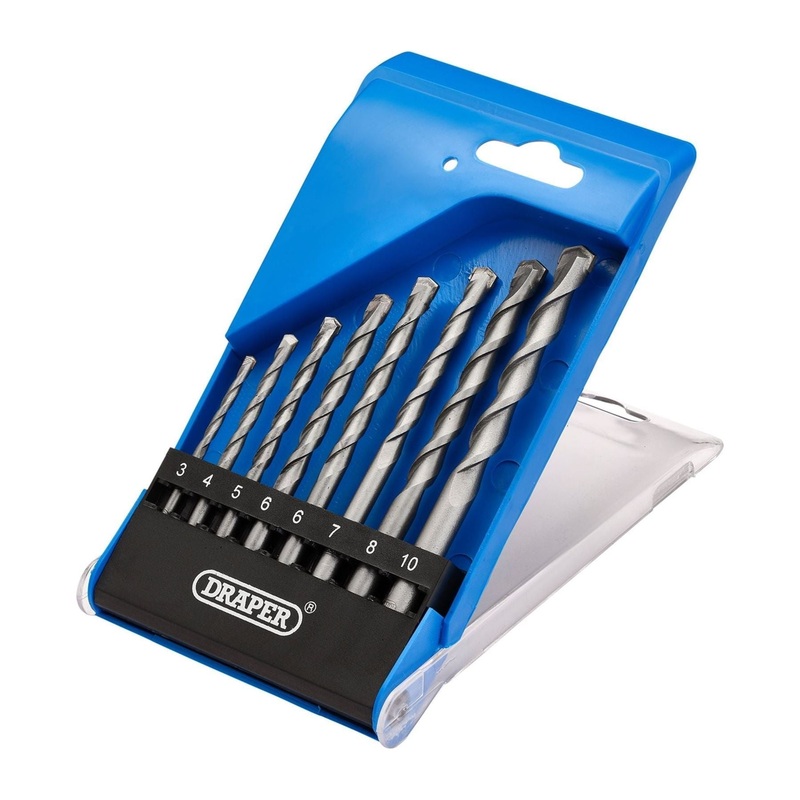 Draper TCT Masonry Drill Bit Set (7 Piece)