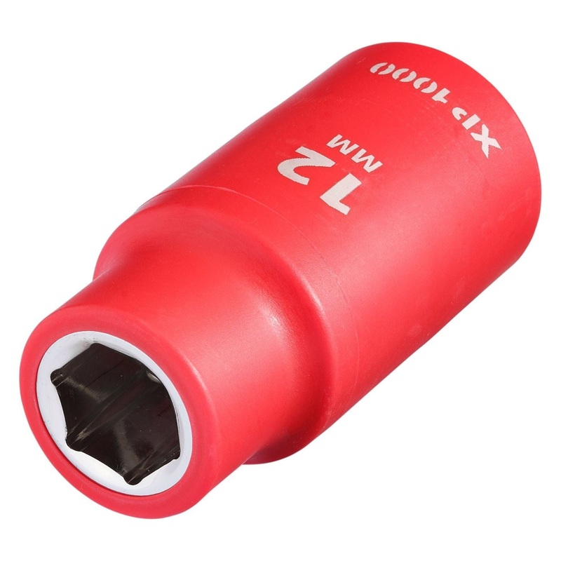 Draper XP1000 VDE Socket, 1/2 Sq. Dr., 12mm