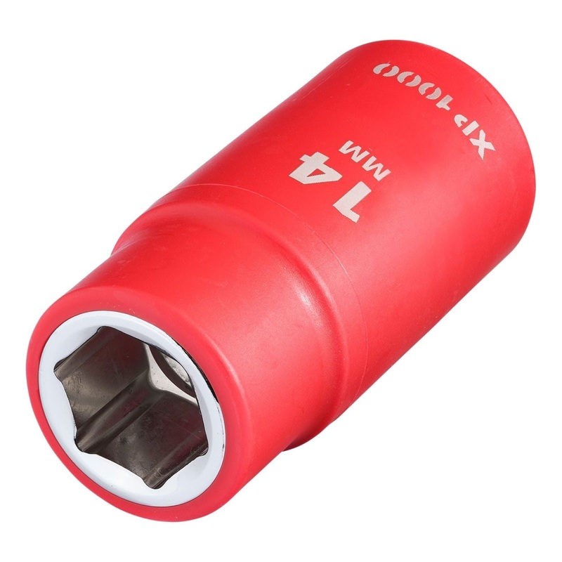 Draper XP1000 VDE Socket, 1/2 Sq. Dr., 14mm