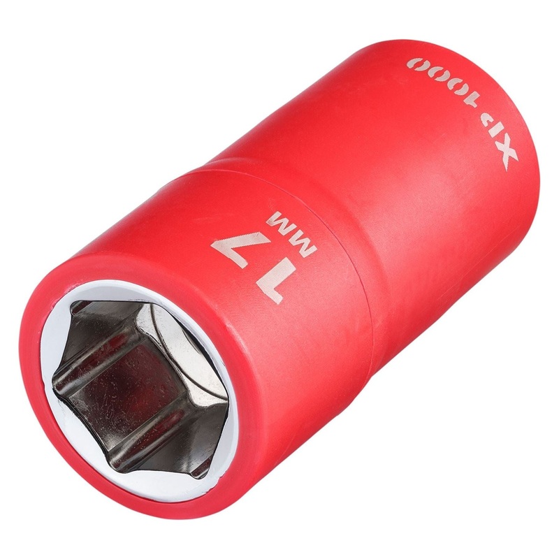 Draper XP1000 VDE Socket, 1/2 Sq. Dr., 17mm