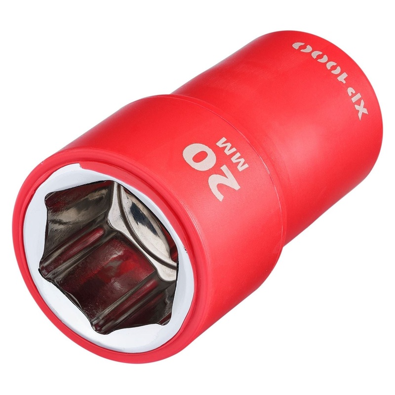 Draper XP1000 VDE Socket, 1/2 Sq. Dr., 20mm