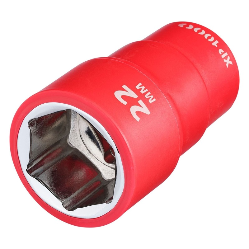 Draper XP1000 VDE Socket, 1/2 Sq. Dr., 22mm