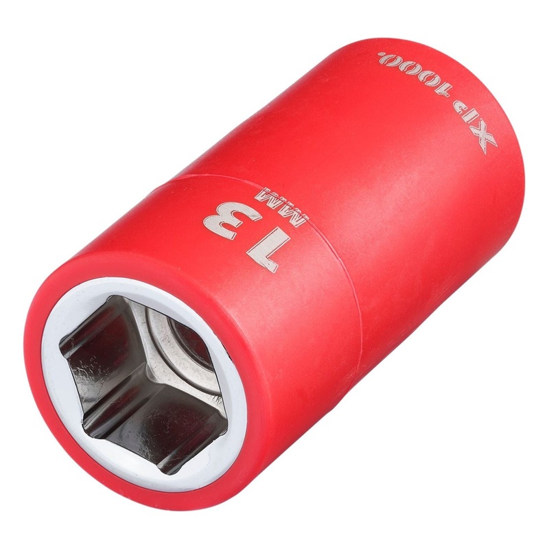 Draper XP1000 VDE Socket, 3/8 Sq. Dr., 13mm