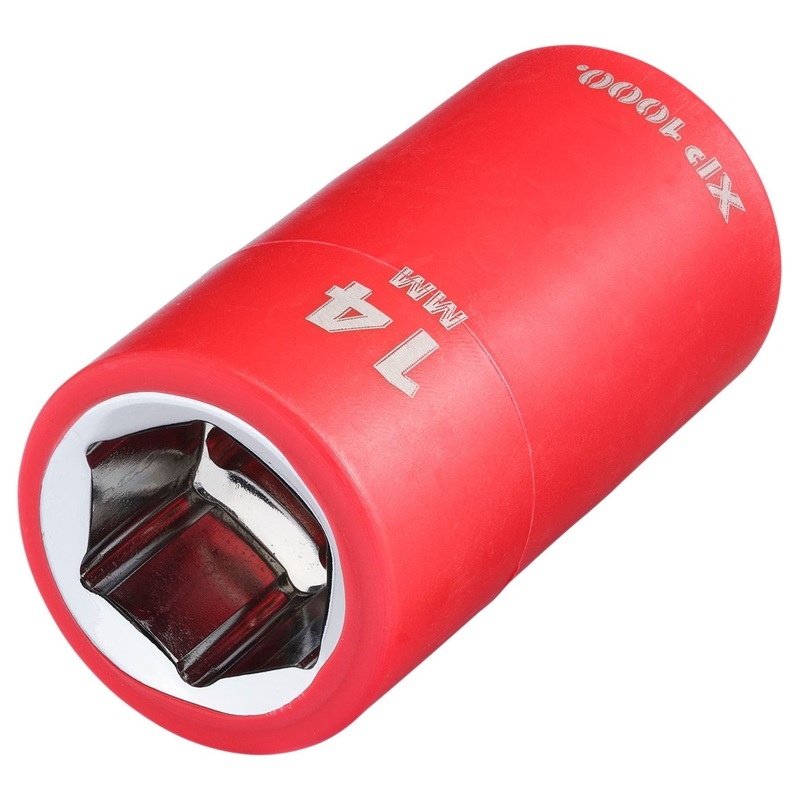 Draper XP1000 VDE Socket, 3/8 Sq. Dr., 14mm