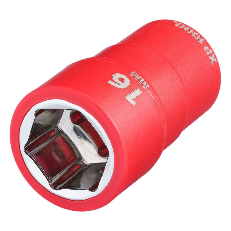 Draper XP1000 VDE Socket, 3/8 Sq. Dr., 16mm