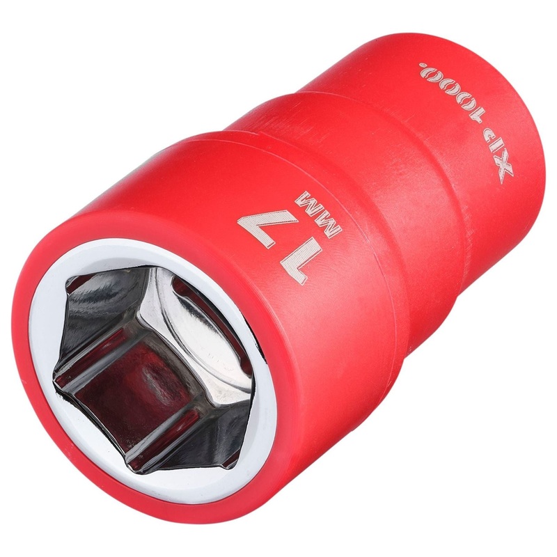 Draper XP1000 VDE Socket, 3/8 Sq. Dr., 17mm