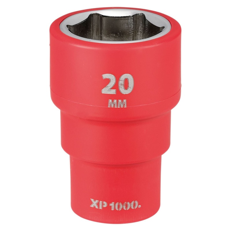 draper-xp1000-vde-socket-3-8-sq-dr-20mm_1 Draper XP1000 VDE Socket, 3/8 Sq. Dr., 20mm
