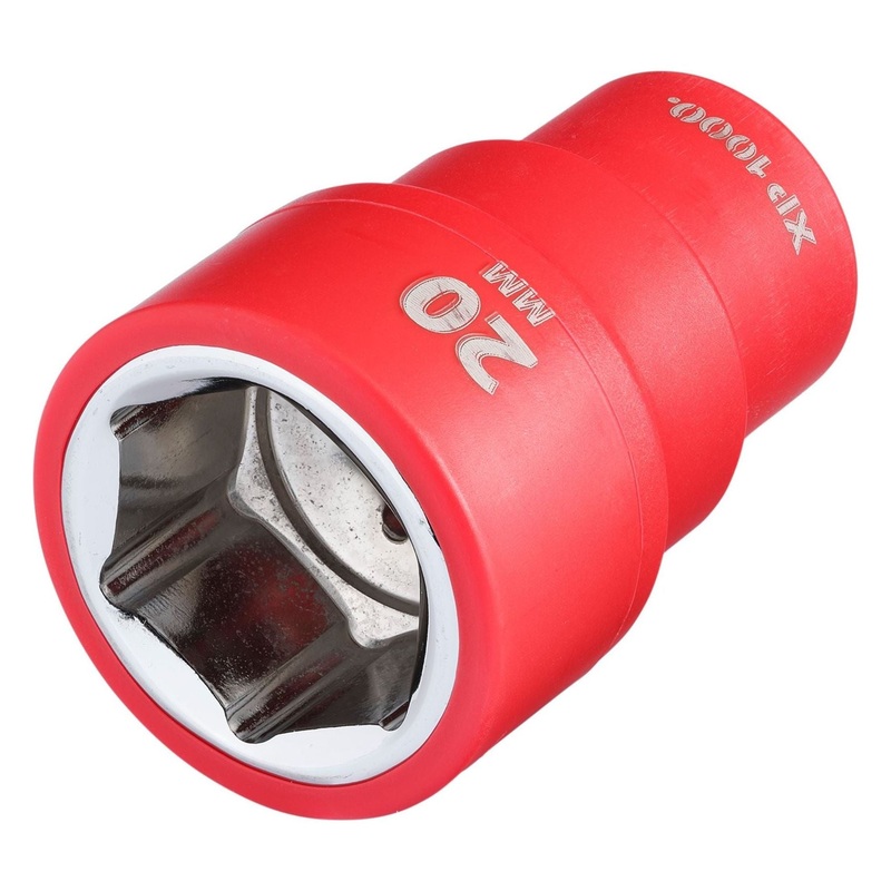 Draper XP1000 VDE Socket, 3/8 Sq. Dr., 20mm