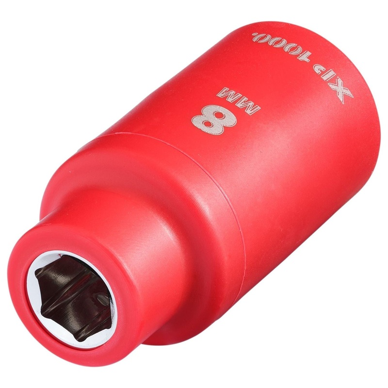 Draper XP1000 VDE Socket, 3/8 Sq. Dr., 8mm