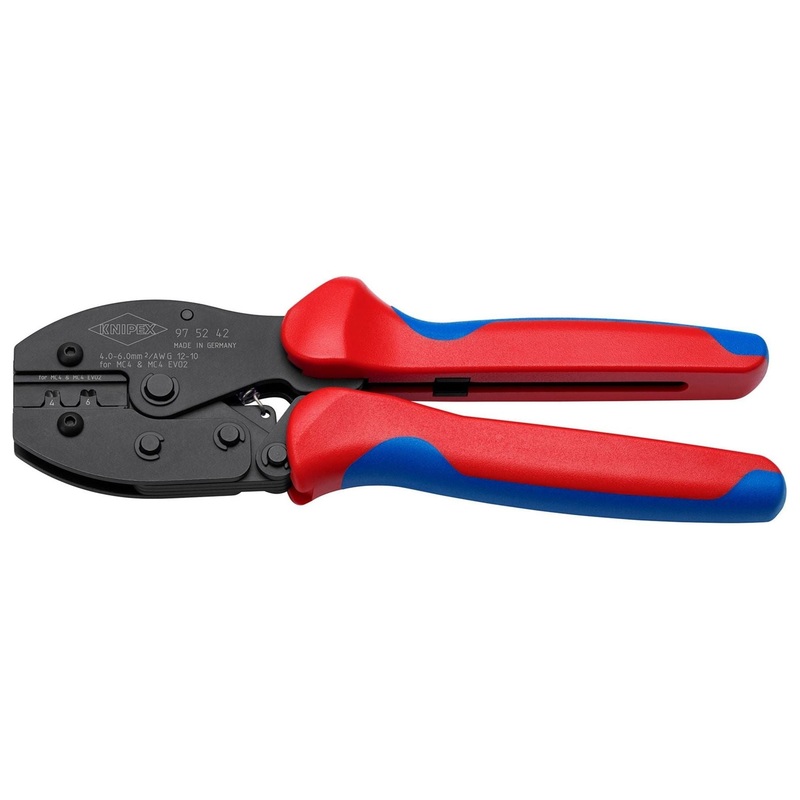 Knipex 97 52 42 SB PreciForce Crimping pliers for MC4/MC4 EVO, 220mm