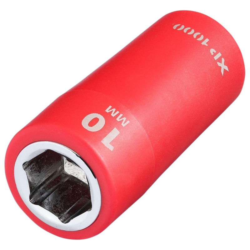 Draper XP1000 VDE Socket, 1/4 Sq. Dr., 10mm