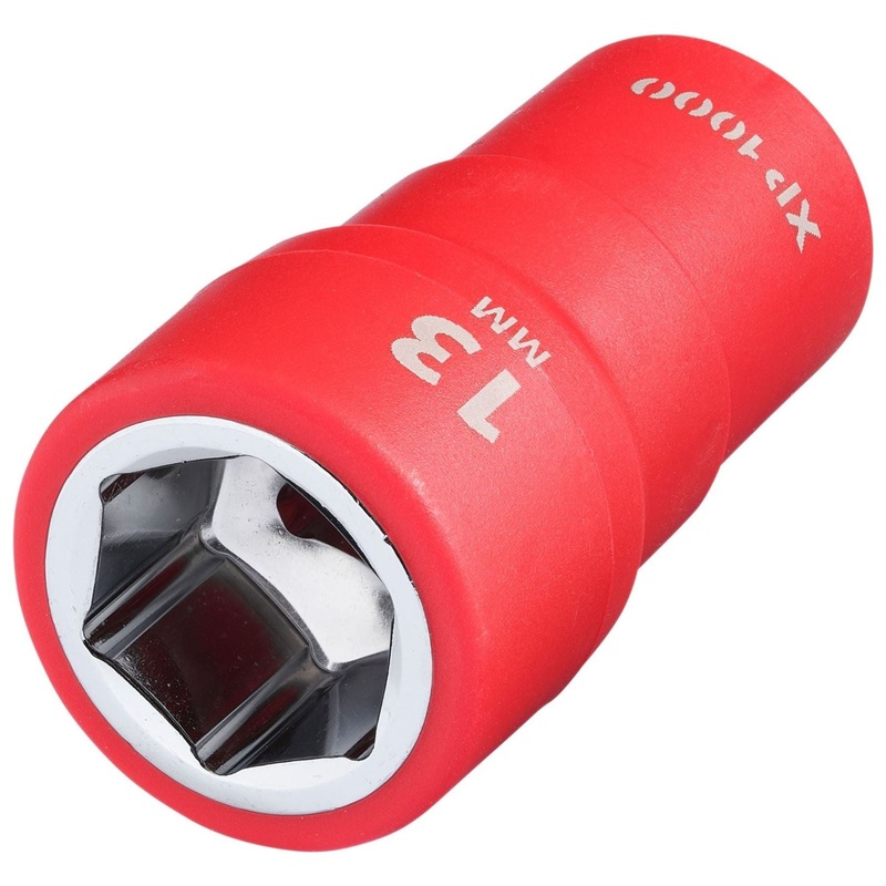 Draper XP1000 VDE Socket, 1/4 Sq. Dr., 13mm
