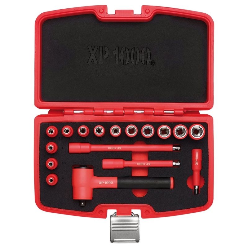 draper-xp1000-vde-metric-socket-set-1-4-sq-dr-17-piece_1 Draper XP1000 VDE Metric Socket Set, 1/4 Sq. Dr. (17 Piece)