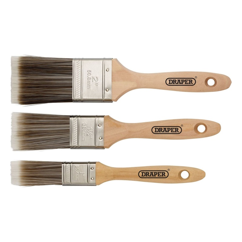 draper-wood-handle-paint-brush-set-3-piece_1 Draper Wood Handle Paint Brush Set (3 Piece)