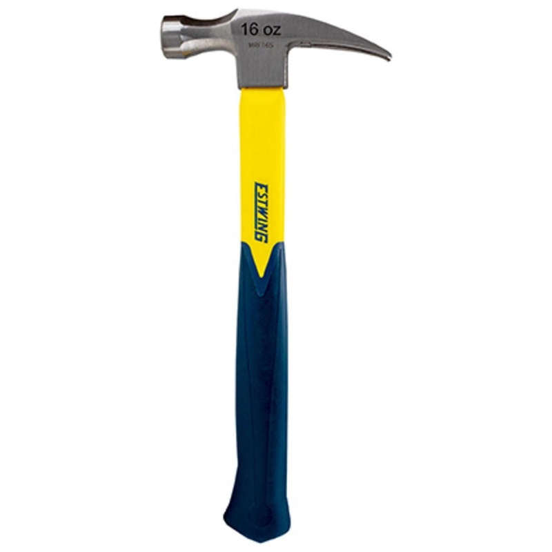 estwing-emrf16s-sure-strike-straight-claw-hammer-with-fibreglass-handle-16oz-453g_1 Estwing EMRF16S Sure Strike Straight Claw Hammer with Fibreglass Handle, 16oz/453g