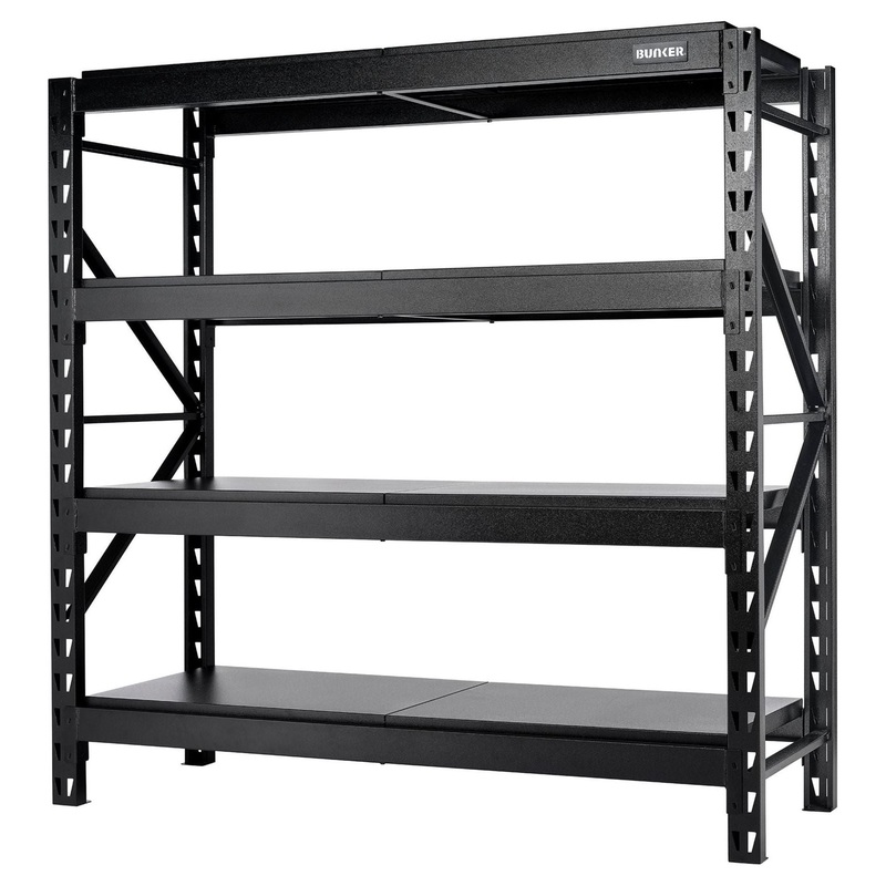 Draper Bunker 22 Piece 4 Tier Racking, 1600mm