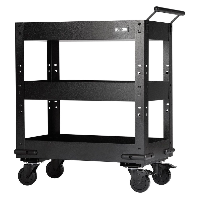 Draper Bunker 3 Tier Trolley with Pull Handle, 714mm