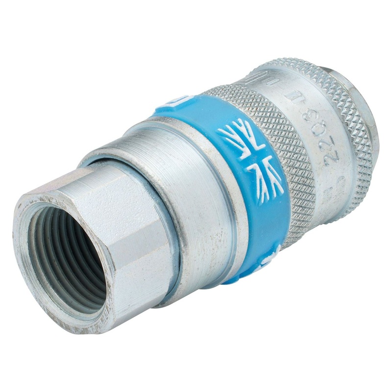 Draper 3/8 Female Thread PCL Parallel Airflow Coupling (Sold Loose)