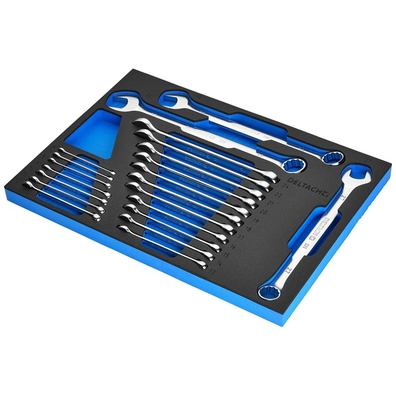 Draper Bunker Open End Spanner Set in EVA Foam Inlay (21 Piece)
