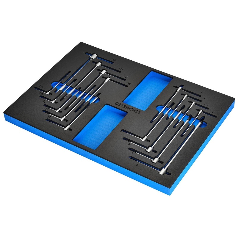 Draper Bunker Torx and Hex T-Key Set in EVA Foam Inlay (17 Piece)