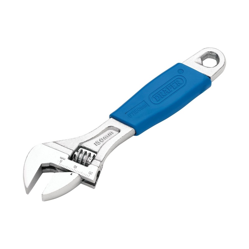 Draper Crescent-Type Adjustable Wrench, 150mm, 19mm