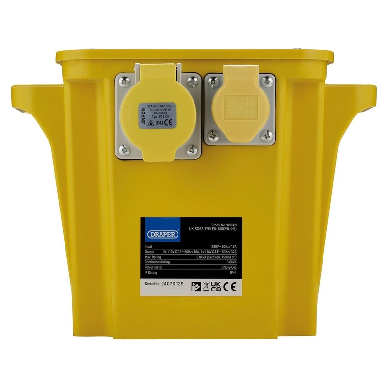 draper-110v-portable-transformer-5-0kva_1 Draper 110V Portable Transformer, 5.0kVA