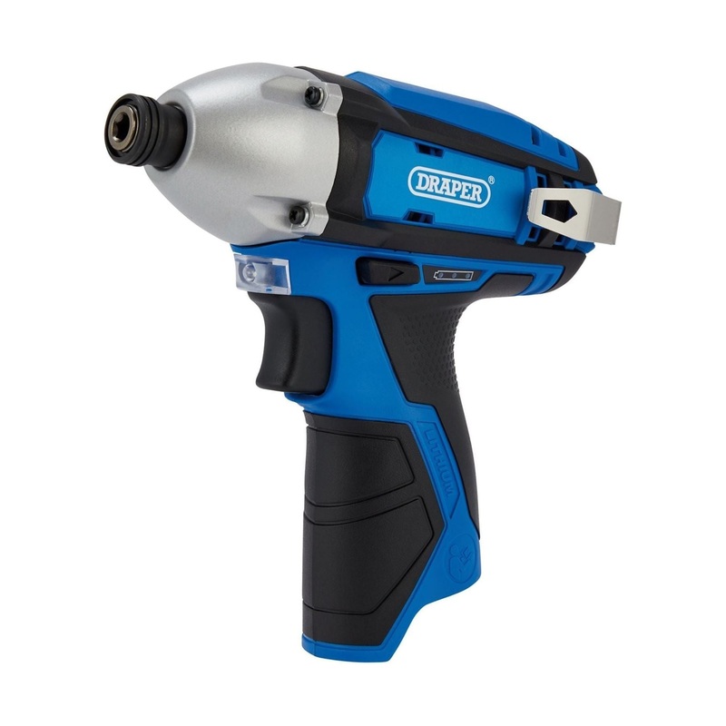 Draper 12V Impact Driver, 1/4 Hex. (Sold Bare)