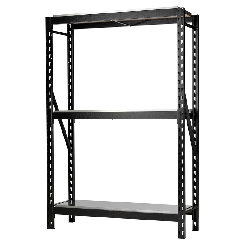 Bunker 14 Piece Modular 3 Tier Racking with Stainless Steel Shelving, 1500mm