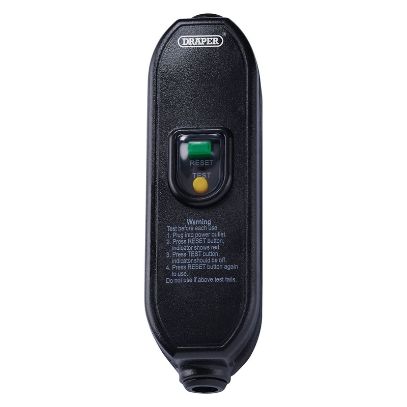 Draper 230V In-line RCD Adaptor, 16A