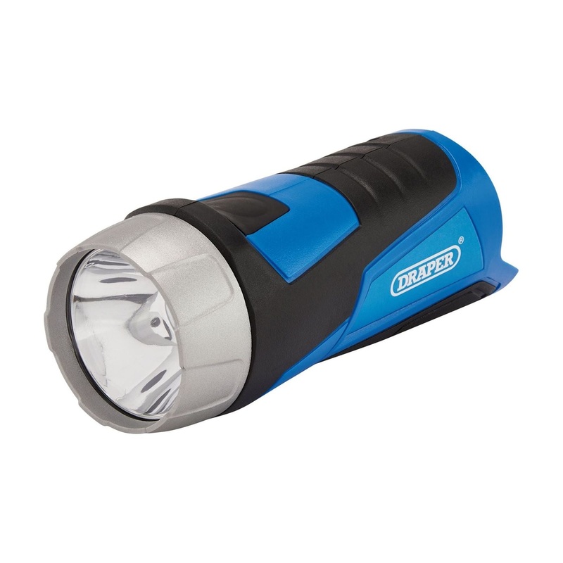 Draper 12V LED Torch, 1W, 90 Lumens (Sold Bare)