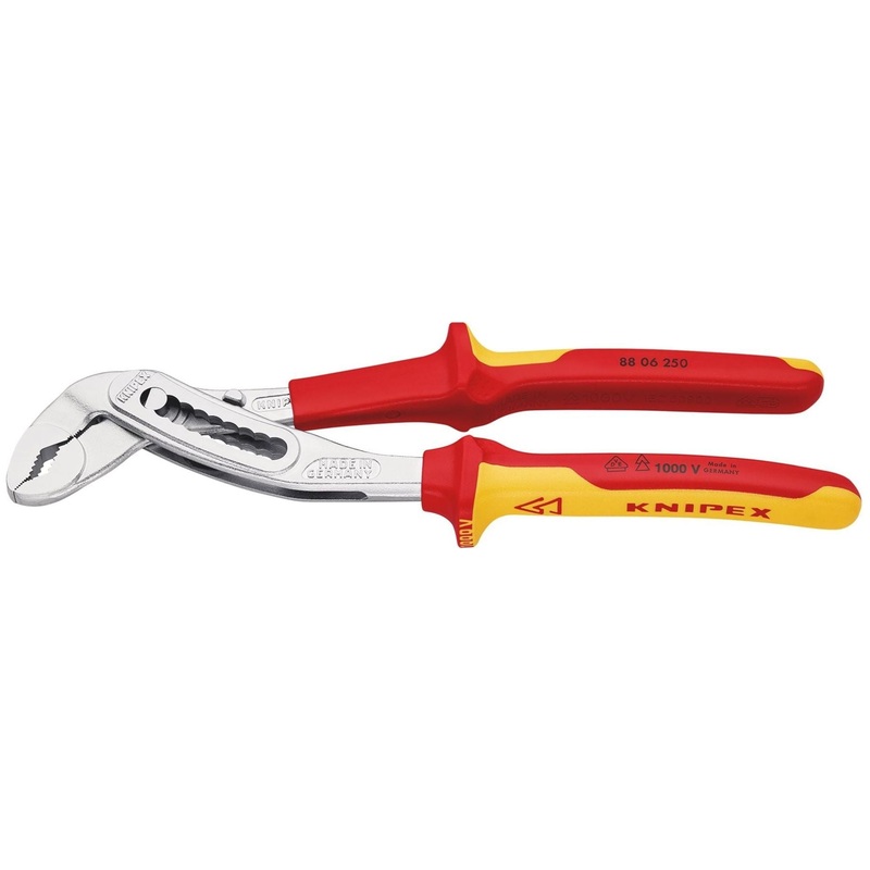 Knipex 88 06 250 SB VDE Insulated Alligator Water Pump Pliers, 250mm