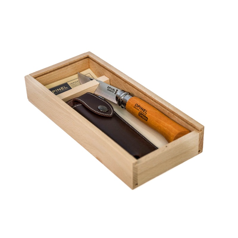 Opinel Classic Carbon Steel Knife Gift Box Set