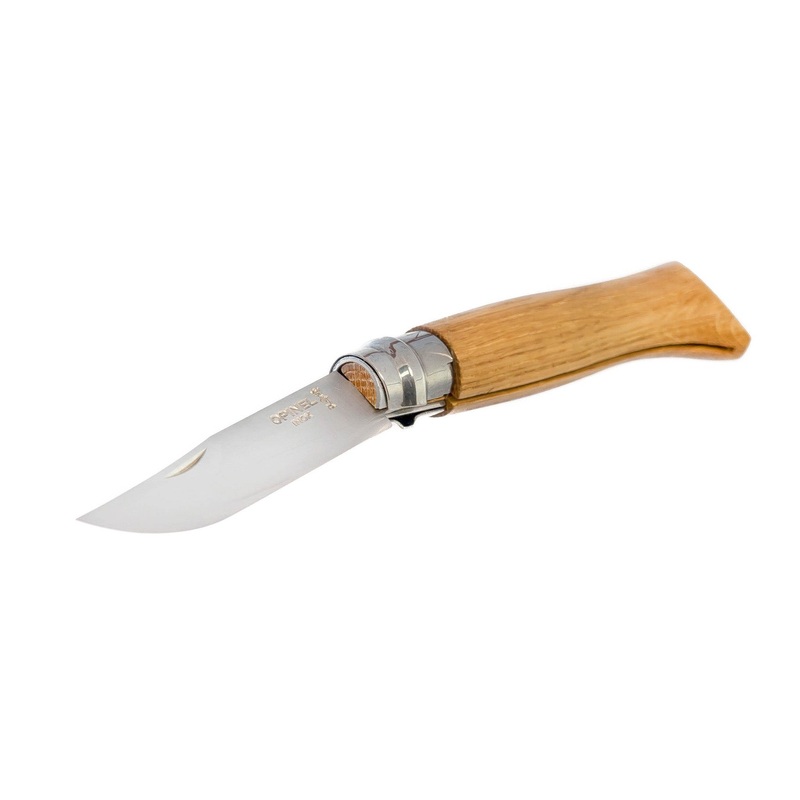 Opinel Stainless Steel Knife ~ Oak Handle