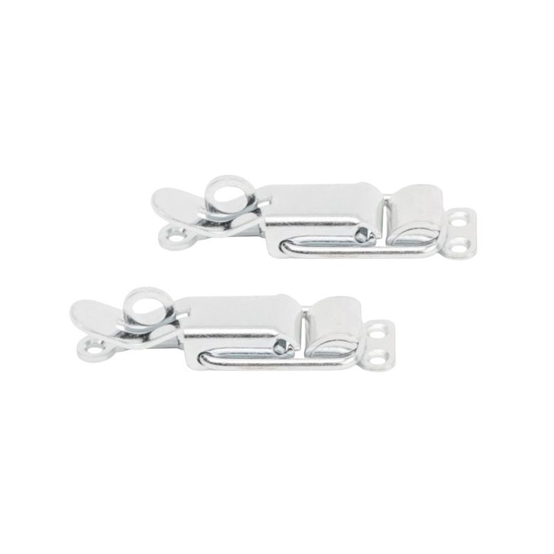Zinc-Plated Lockable Draw Catches – 2 Pack