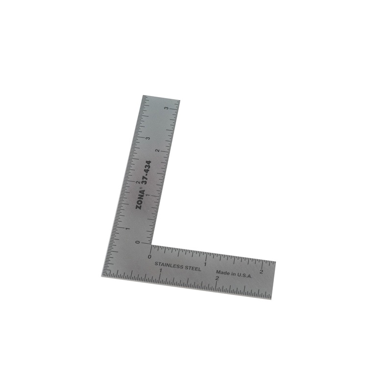 Zona Stainless L-Square Ruler – 37-434