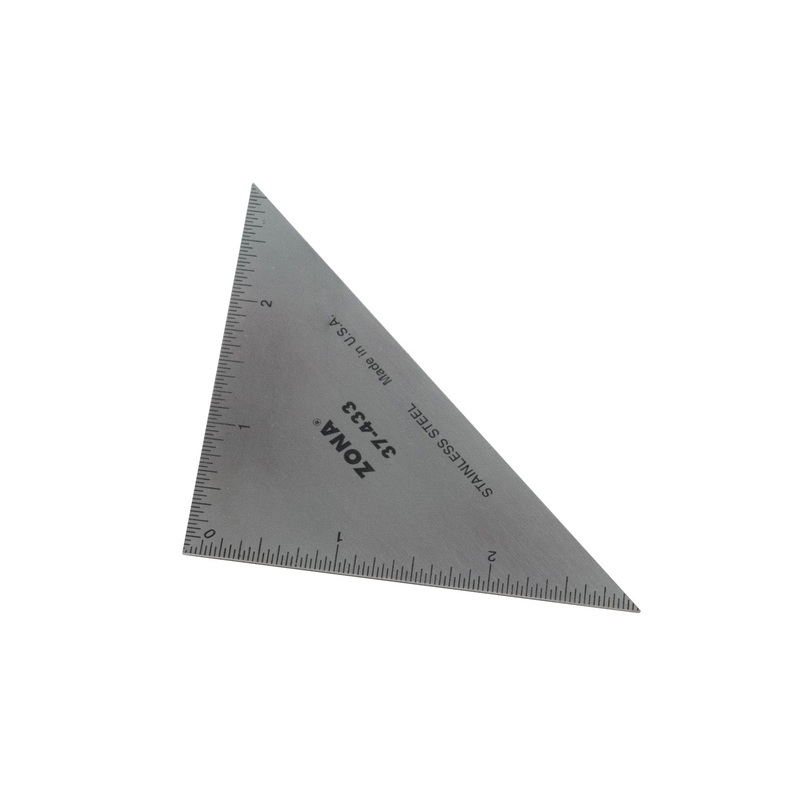 Zona Stainless Triangle Ruler – 37-433