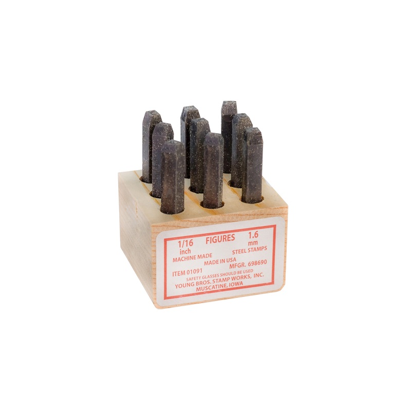 Young Bros 1/16 Size Steel Stamps – Figures