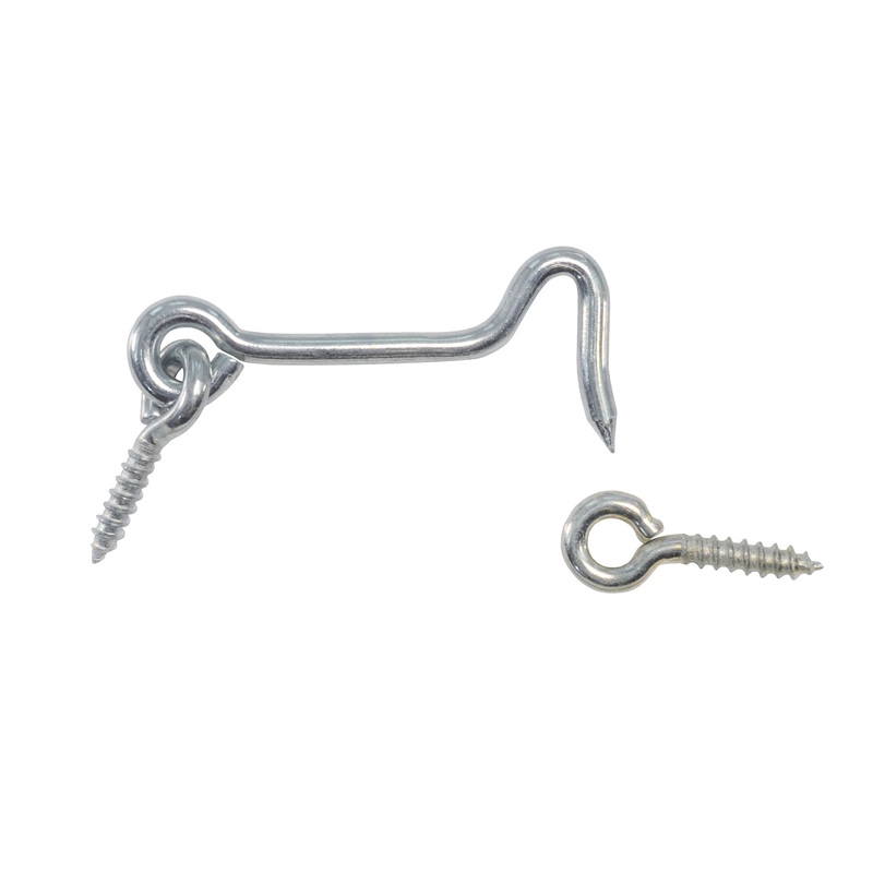 Zinc-Plated Steel 2-1/2 Hook & Eye