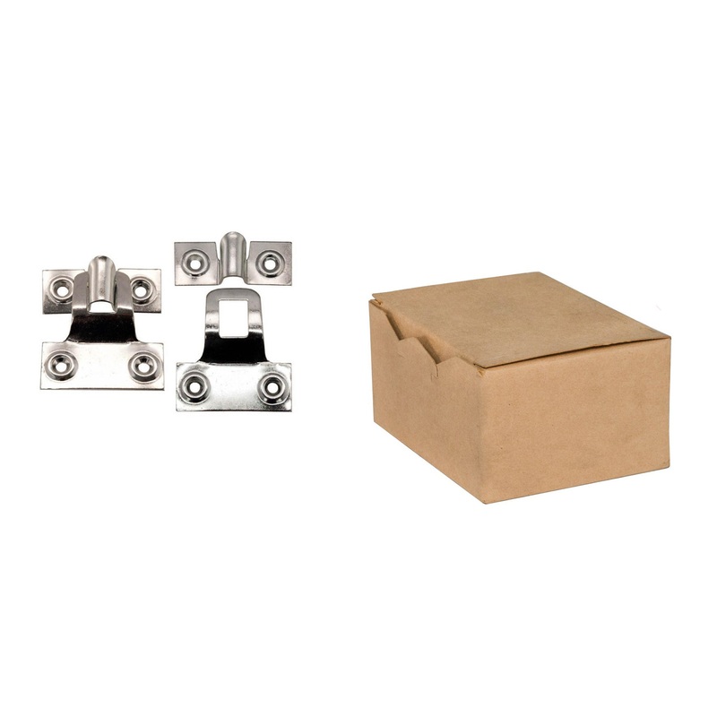 Zinc-Plated Storm Window & Screen Hangers ~ 5 Pairs – Bulk Box