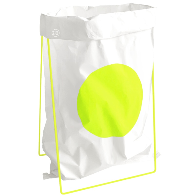 YELLOW DOT PAPER BAG|YELLOW DOT BAG WITH NEON YELLOW HOLDER|YELLOW DOT BAG WITH BLACK HOLDER|YELLOW DOT BAG WITH WHITE HOLDER|YELLOW DOT BAG