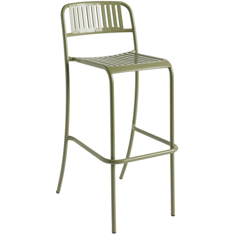 TOLIX SLATTED HIGH CHAIR STOOL