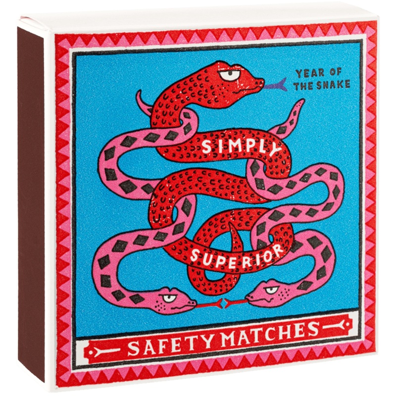 YEAR OF THE SNAKE LUXURY SAFETY MATCHES