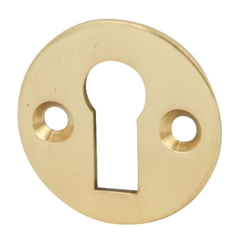 Escutcheon D33mm Plain Std KW Brass SN