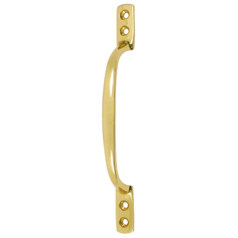 Trad Sash Pull Hdl 152x33mm Brass PC
