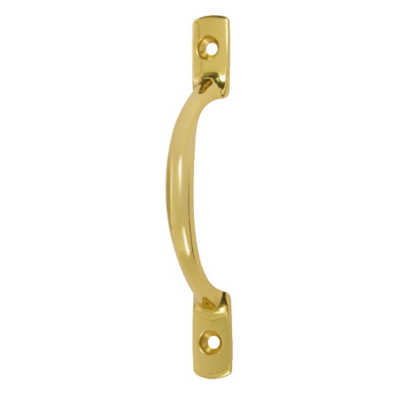 Trad Sash Pull Hdl 102x28mm Brass SC