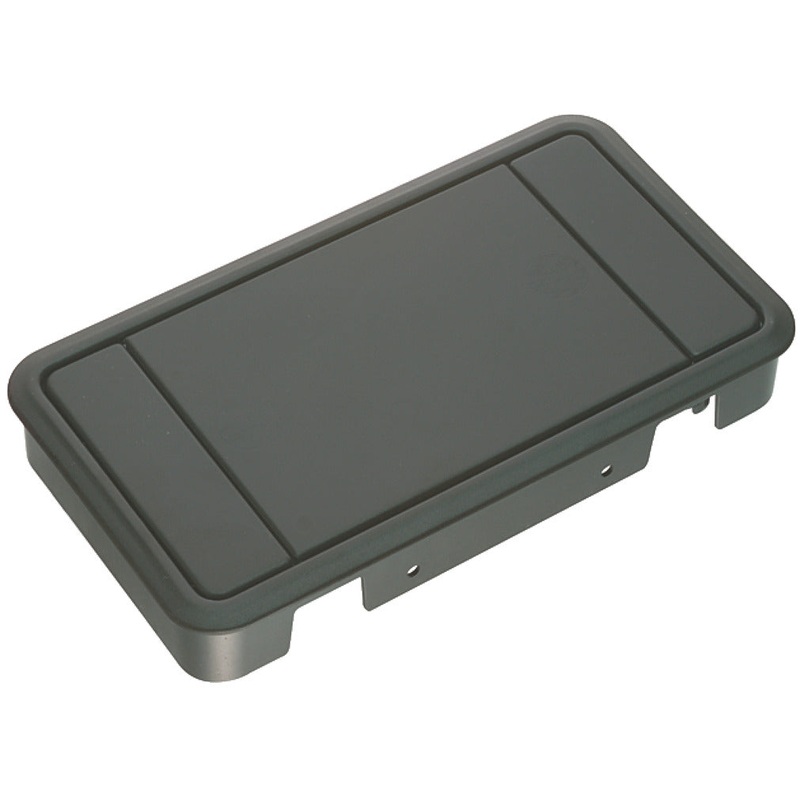 Cable Outlet Rect 98x183mm Pl Brown