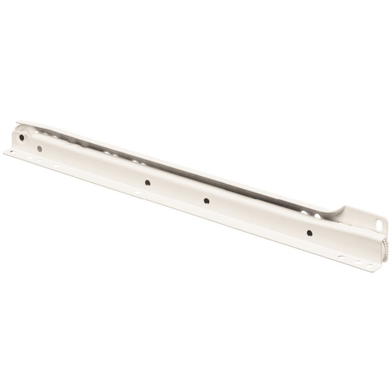 Roller Drawer Runner Base Sgl 35kg 650mm Wht