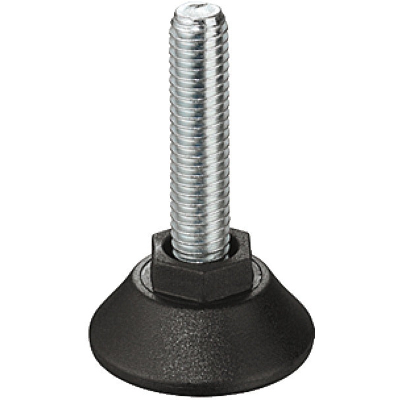 Adj Screw D46mm w Fixed Foot M10x30mm